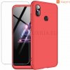 Púzdro Roybens 360 Full Body pre Xiaomi + tvrdené sklo - Červené Pre Xiaomi: Redmi Note 10