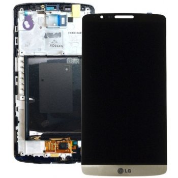 LCD Displej + Dotykové sklo + Rám LG G3 D855