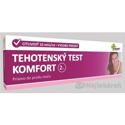 Slovakiapharm TEHOTENSKÝ TEST KOMFORT 2ks