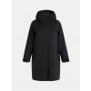 KABÁT PEAK PERFORMANCE W CLOUDBURST COAT BLACK/GREY MELANGE