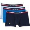 Pánske boxerky Lacoste Iconic Boxer Briefs With Multicolor Waistband 3P - multicolor - Viacfarebný (M)