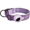 VSETKONAMOBIL 115030 VSETKONAMOBIL GLOWY PAW Reflexný obojok pre Apple AirTag VEĽKOSŤ: M - fialový