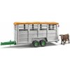 Bruder 2227 Přepravník skotu a kráva