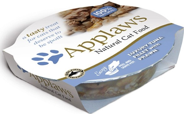 Applaws Cat miska tuňákové filety a krevety 60 g