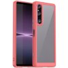 PROTEMIO 58991 CRYSTAL Ochranný kryt pre Sony Xperia 1 V červený