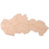 ČistéDrevo Drevená mapa Slovenska