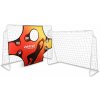 NeoSport Futbalové bránky s kobercom 245x155x80cm - Biela, červená NeoSport