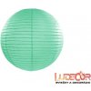 Dekoratívny lampión mentolový 25cm