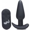Bang! Remote Control 21X Vibrating Silicone Butt Plug Black