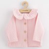 Dojčenský kabátik na gombíky New Baby Luxury clothing Laura ružový 80 (9-12m) Ružová