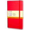 Moleskine Zápisník tvrdé dosky A5 linajkový červený