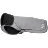 Pláštenka pre psa Mountain Paws Reflective Fleece-Lined Dog Raincoat Veľkosť: S / Farba: sivá