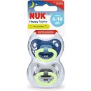 Nuk Happy Nights 2ks/box chlapec modrá