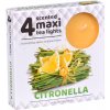 Admit Tea Lights Maxi Citronella 4 ks