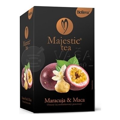 Biogena Majestic Tea Ovocný čaj Maracuja & Maca 20 x 2,5 g