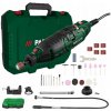 PRECIZNA VŔTAČKO-BRÚSKA PARKSIDE 160W + 42 KS PRÍSLUŠENSTVA, FLEXIBILNÝ HRIADEĽ, LED