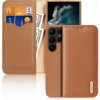 Obal Dux Ducis Hivo Book Samsung S23 Ultra 5G S918 hnedý (ochrana proti čítaniu RFID čipov)