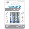 EAV Nabíjacie batérie EverActive Ni-MH R03 AAA 800 mAh Silver Line