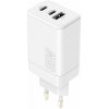 OEM0101206 Maxlife MXTC-08-65ACC PD QC charger 2x USB-C 1x USB 65W white T00065036