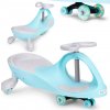 Odrážadlo wiggle car s LED kolieskami modré ECOTOYS