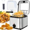 Tradičná fritéza Deep fryer Olejová 2,5L pre hranolky Ryby Silná 1000 W