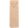 VINIE EKO Papierová darčeková taška na víno 12*9*40 cm, hnedá