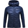 Dámska zatepľovacia bunda Peak Performance W Helium Down Hybrid Hood - blue shadow S