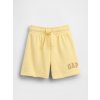 GAP Baby kraťasy s logom Žltá 3YRS