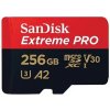 SanDisk Extreme PRO/micro SDXC/256GB/UHS-I U3 / Class 10/+ Adaptér SDSQXCD-256G-GN6MA