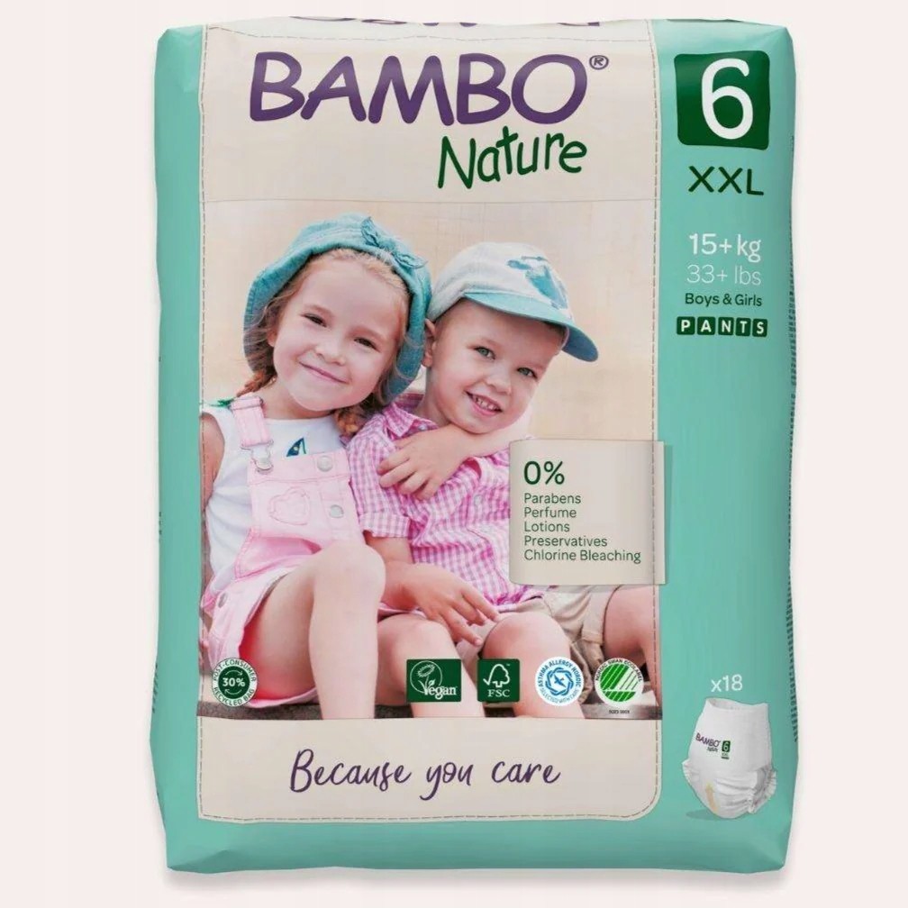 Bambo Nature Pants 6, 18+ kg 18 ks