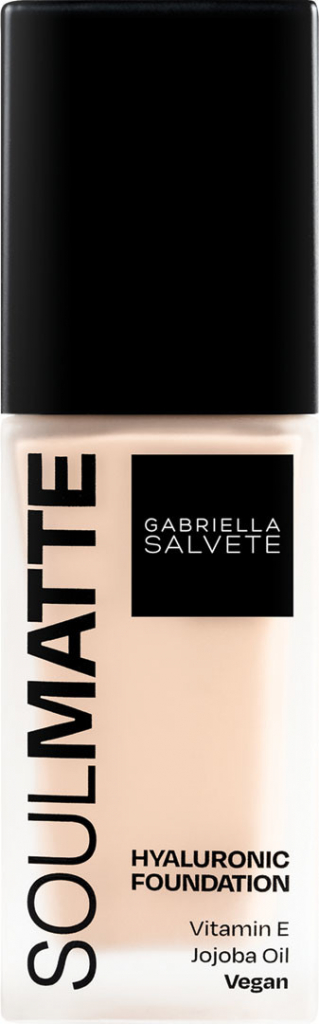 Gabriella Salvete Soulmatte Hyaluronic Foundation hydratační a zmatňující make-up 02C Ivory Cold 30 ml