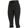 ALÉ Cycling Clothing ALÉ PRAGMA Classico 3/4 W, Black/ Charcoal grey Veľkosť: L Dámske 3/4 cyklo nohavice bez trakov