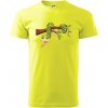 Had na vetve - Klasické pánske tričko vyššej gramáže - 2XL ( Neonová žltá )