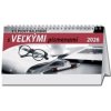 Kalendár 2026 S VEĽKÝMI PÍSMENAMI, stolový, týždenný, stĺpcový, 29 listov, 297 x 138mm