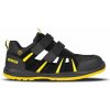 Bennon Ribbon S1 Esd Sandal Bezpečnostné sandále čierna/žltá 47