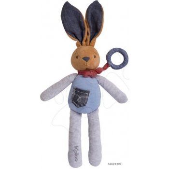 Kaloo 960073 spievajúci plyšový zajačik Blue Denim-Baby Doudou