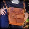 Výprodej Kvalitní kožená taška přes rameno, Viking Messenger Bag - Outlet