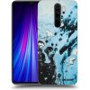 Picasee silikónový prehľadný obal pre Xiaomi Redmi Note 8 Pro - Organic blue