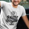 Tričko s potlačou ŠKODA 1202 Pánsky Biela XXL