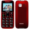 EVOLVEO EasyPhone, mobilní telefon pro seniory s nabíjecím stojánkem, červená