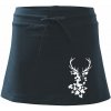 Jeleň z listov - Športová sukne - two in one - S ( Tmavomodrá (veľmi tmavá - skoro čierna) )