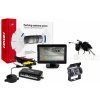 AMiO Parkovací asistent TFT01 4,3” s kamerou HD-501-IR 4-senzorové, biele