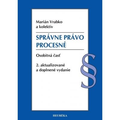 Správne právo procesné. Osobitná časť, 2. vydanie - Marián Vrabko