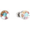 Náušnice so Swarovski krištálom 31113.2 crystal ab