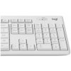 Klávesnica a myš Logitech MK295 Biela Španielska Qwerty