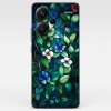 4NewCase - Kryt pre XIAOMI - Redmi Note 13 Pro+ - SILIKÓN - Emerald Bloom - 1007390500056