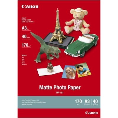 Canon fotopapír MP-101 - A3 - 170g/m2 - 40 listů - matný 7981A008