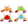 Teddies Krab hrkálka plyš 10x15cm