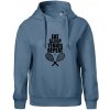 Eat sleep tennis - Oversized mikina dámská Moon - kratšia + širšia - S ( Denim )