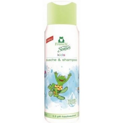 FROSCH BIO sprchový gél a šampón pre deti ružový Sensitive 300 ml